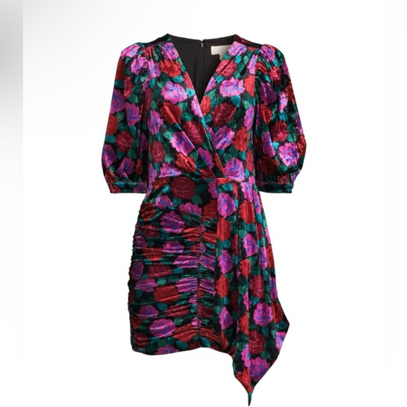 Monica Floral Velvet Ronny Kobo dress - Picture 2 of 4